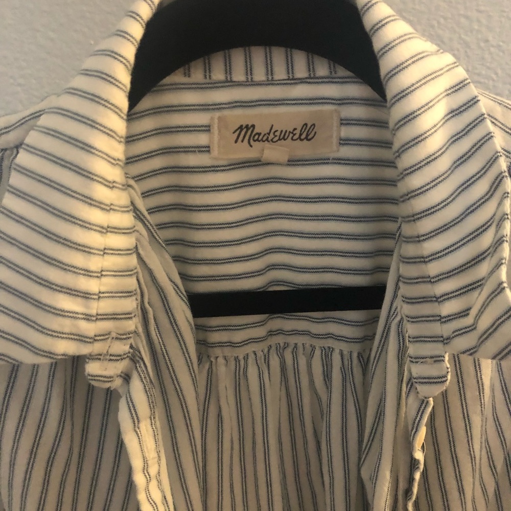 Blue and white Central shirt